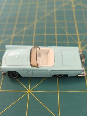 1957 Matchbox Light Blue Convertible Toy Car - Vintage Style Made In 1988